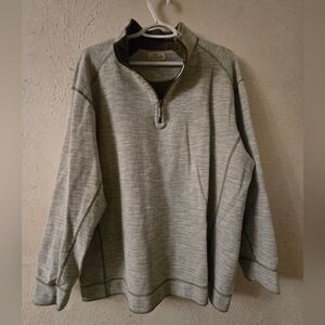 Men's Stylish Green Zip-Up Sweater